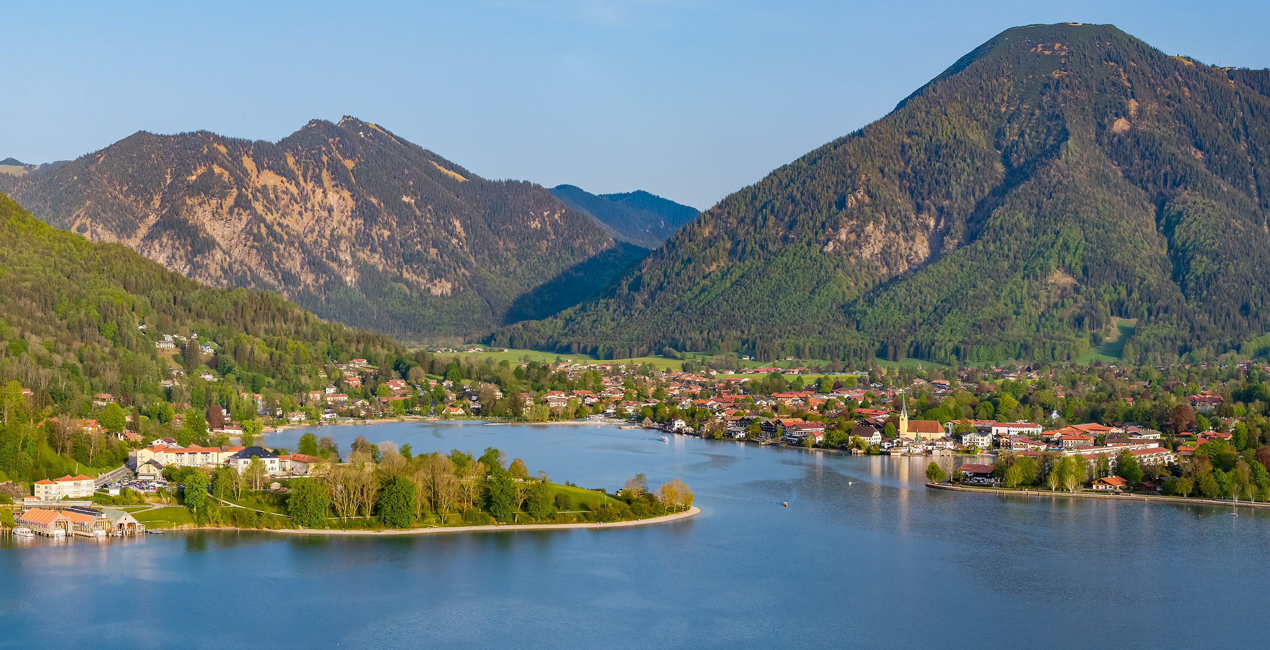 Rottach-Egern mit Egerer Bucht